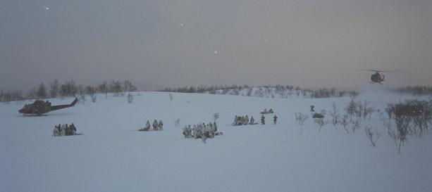 mil_chopper.jpg - Helicopter extraction, Exercise 'Vindvott' 2000